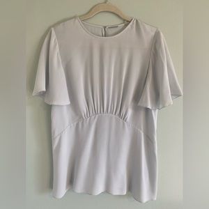 Ellie Tahari Blouse in Light Blue, size L Beautiful!